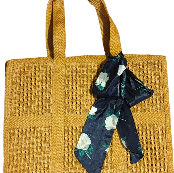 Rafia Tote Bag OS - Picture 11 of 12